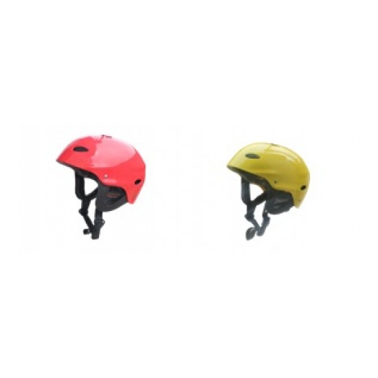 Helmet watersports and kayaking, Red, Yellow, Blue