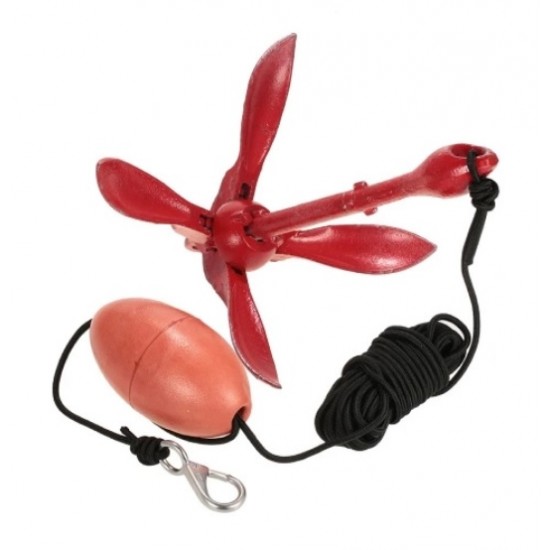 Kayak Folding 1.5kg Anchor with ball and rope