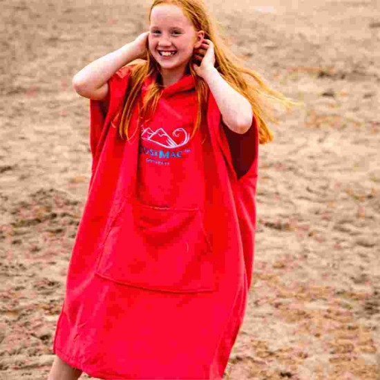 Cosimac Cosi Poncho - Sunset Red