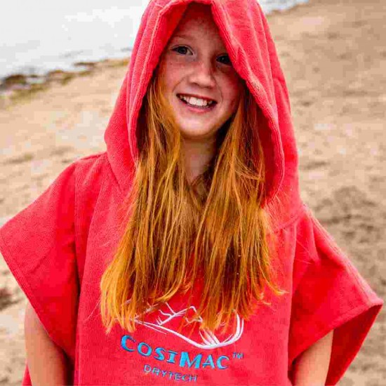 Cosimac Cosi Poncho - Sunset Red