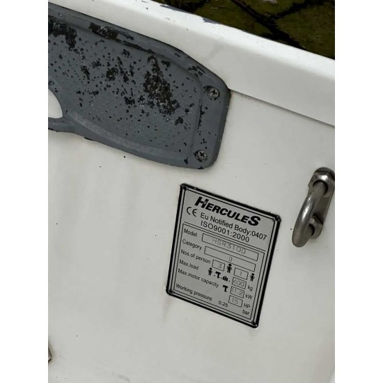 Hercules fiberglass inflatable RIB 