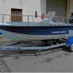 2021  Linder Arkip 460 Package with 50HP Engine, Trailer and Accessories