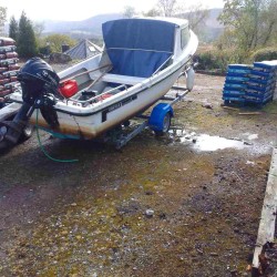 OSM 510 17ft Skellig Fisherman Pre-owned, with engine and trailer