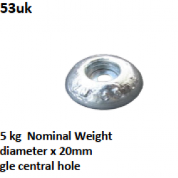 zinc bolt on anode 250gr