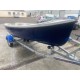 OSM 404 Shillela Fibreglass boat pre owned with Oars & Rowlocks and Snipe road trailer *SOLD OSM 404 Shillela Fibreglass boat pre owned with Oars & Rowlocks and Snipe road trailer *SOLD