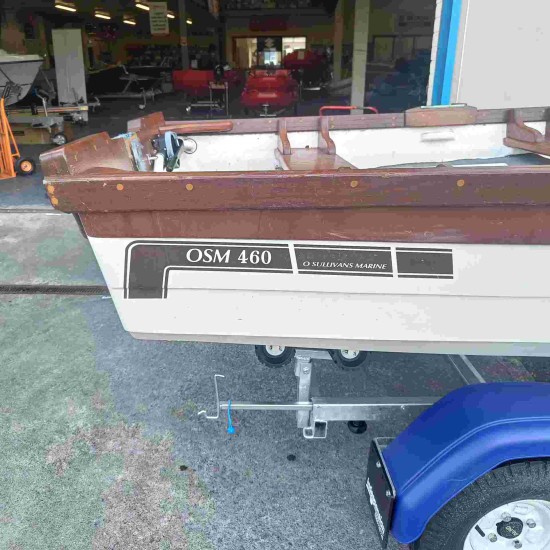 OSM 460 15ft Fisherman with tohatsu 15 hp engine