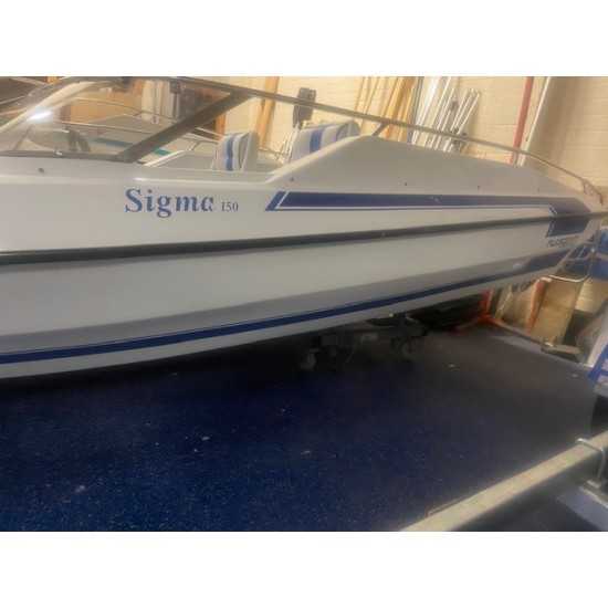 Plancraft Sigma 150 Blue 15' Powerboat **SOLD** Plancraft Sigma 150 Blue 15' Powerboat **SOLD**