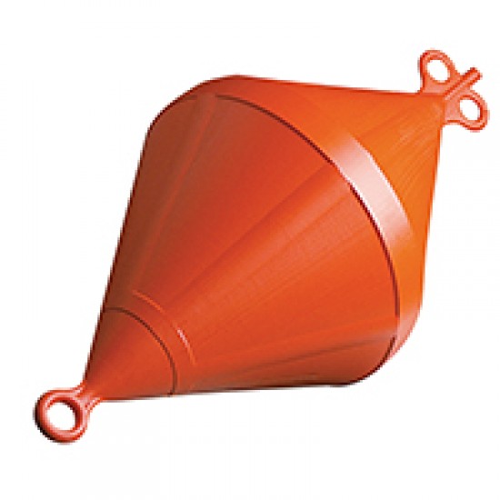 Mooring Buoy Bi-Conical, Plastic, Ext Ø520mm, Orange