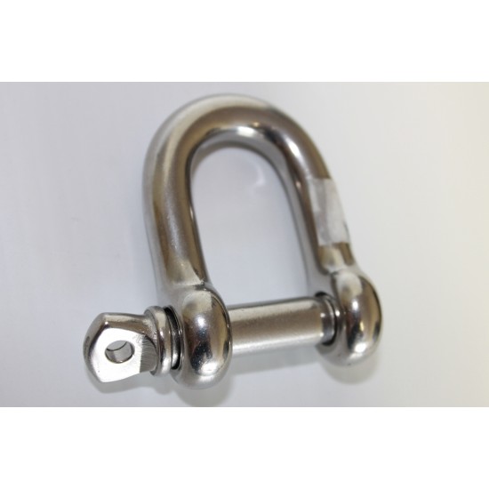 Dee shackle, AISI 316, 5mm to 16mm