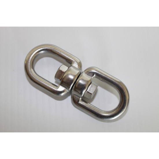 Swivels eye and eye stainless steel 6mm to 13mm