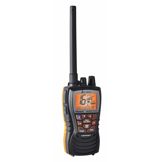 Cobra HH600 FLOATING Handheld VHF Marine Radio (Bluetooth)