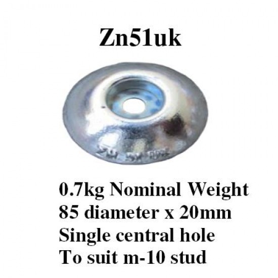 zinc bolt on Anode  0.8kg