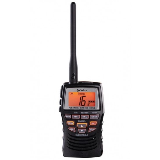 Cobra HH150 Handheld VHF Marine Radio