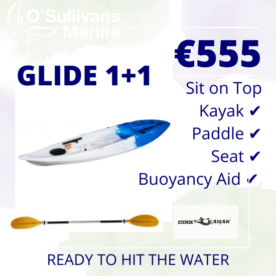 Glide 1 + 1 Sit on Top Family Kayak Package