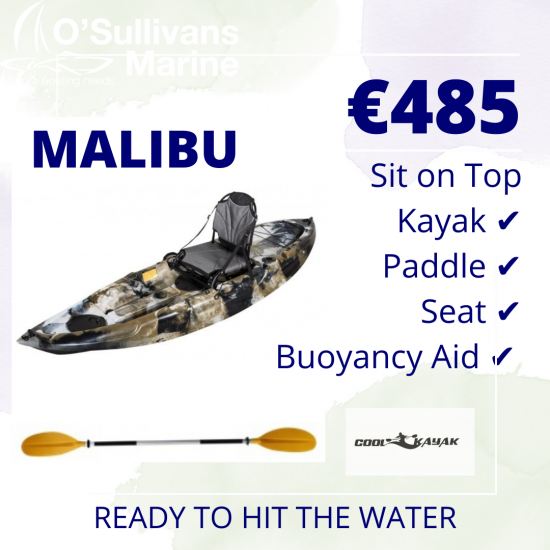 Malibu Single Sit on Top Kayak Package Malibu Single Sit on Top Kayak Package