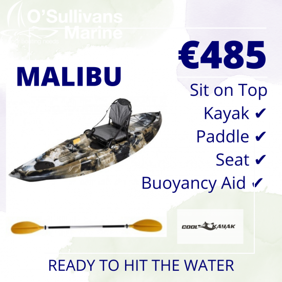 Malibu Single Sit on Top Kayak Package