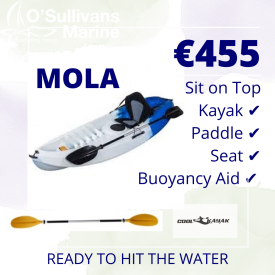 Mola Single Sit on Top Kayak Package