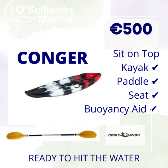 Conger Single Sit on Top Kayak Package