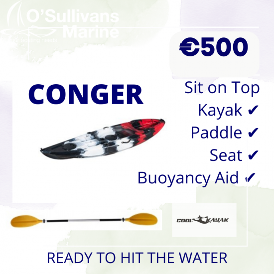 Conger Single Sit on Top Kayak Package Conger Single Sit on Top Kayak Package