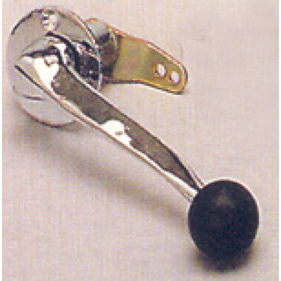 Single control side mount lever, brass 