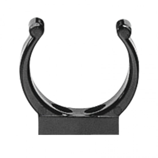 Plastic Support Clip, Ø50mm, Black