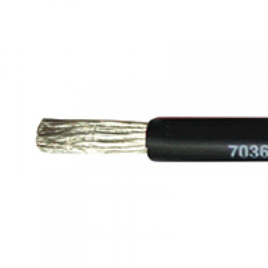 Marine Cable, Single core, Tinned, 1 x 2.5mm², Black or Red, per meter