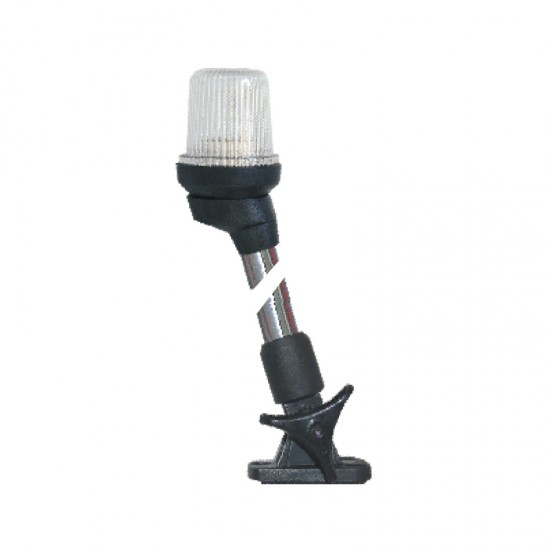 Navigation Pole Light, folding 64cm with black housing