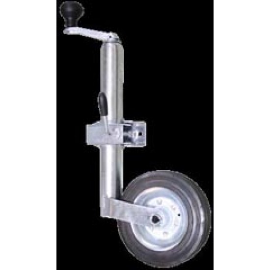 Jockey Wheel, 360Kgs, min height 500mm, max height 720mm, wheel 200x50mm