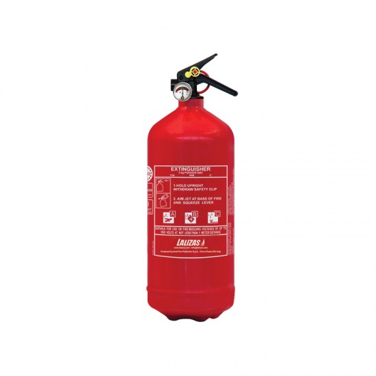 Fire Extinguisher dry powder, with bracket and Pressure Gauge 1kg, 2kg, 3kg, 6kg, 9kg