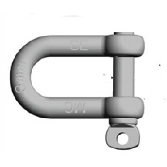 Dee shackle Galvanised Commercial 6mm to 16mm