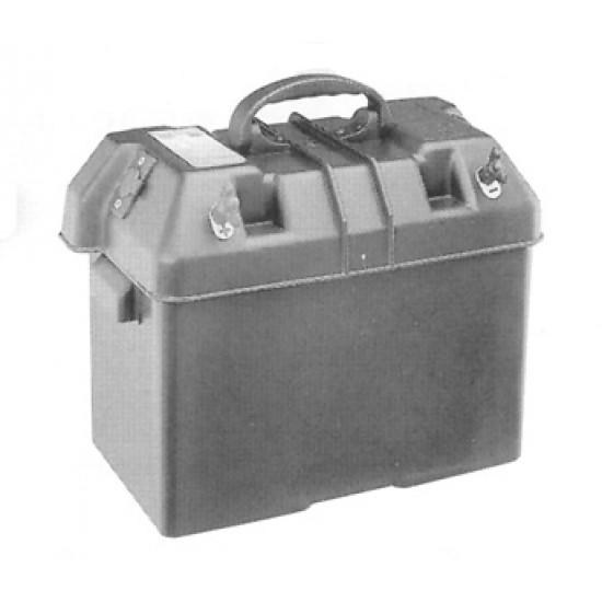 Battery Box Up To 100Ah Battery, Ext.Dim.340x200x230mm, Heavy Duty