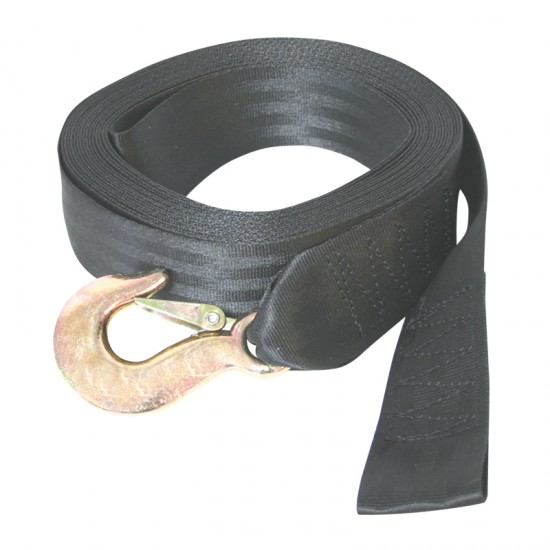 Winch Strap, Length 10m, Width 50mm, 2000kgs