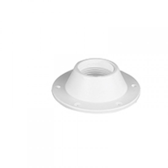 Table Bottom Plate, Deck-mount, White