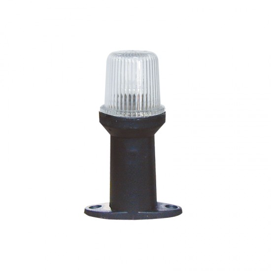 Navigation Pole Light 12 bulb All round 360° with black housing