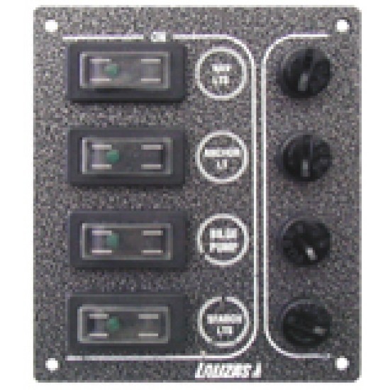 Switch Panel ''Sp4 Ultra'', 4 waterproof switches