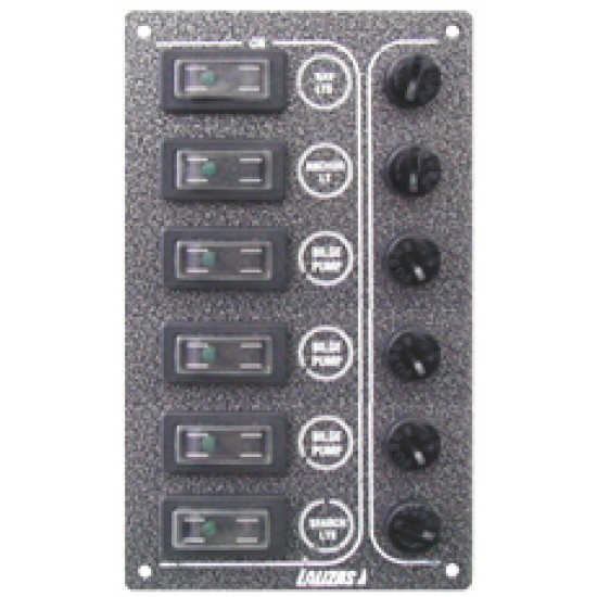 Switch Panel ''Sp6 Ultra'', 6 waterproof switches