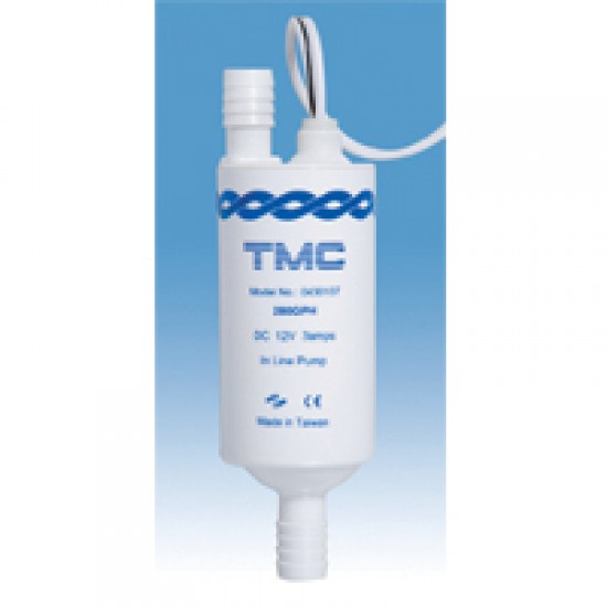 TMC Water in-line pump, 280GPH, 12V