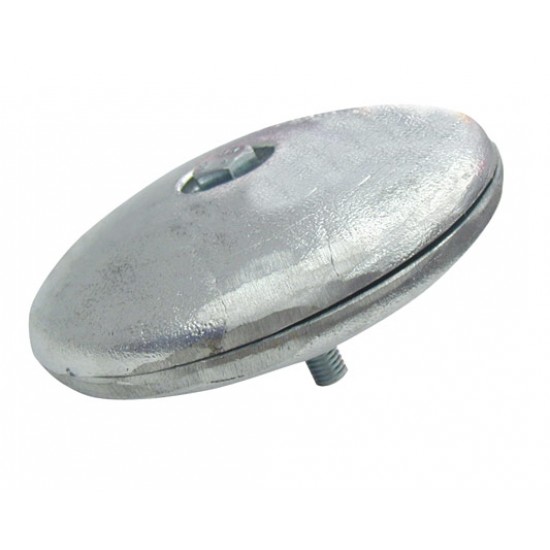 Rudder anode, 95mm with bolt & 2 discs