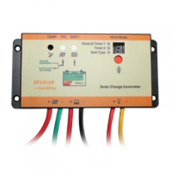 Solar Charge Controller Waterproof IP67 w/LED Indicators 10A 12/24V