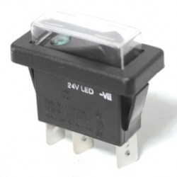 Switch panel key, ON-OFF, 2 Positions, 12V/24V