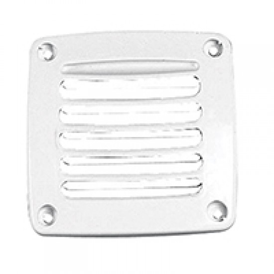 Ventilator Shaft Grill Cover, 92x92mm, White