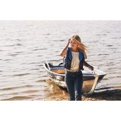 Linder Fishing 410, including 8.5' Oars