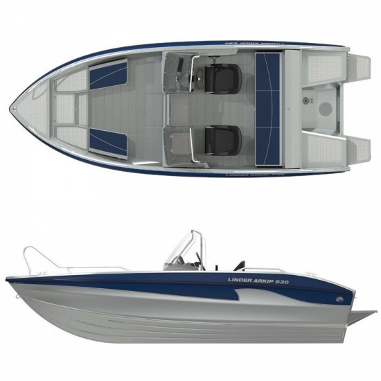 Linder Arkip 530 BR with Garmin 9" GPS with Pre-rigged Yamaha Linder Arkip 530 BR with Garmin 9" GPS with Pre-rigged Yamaha
