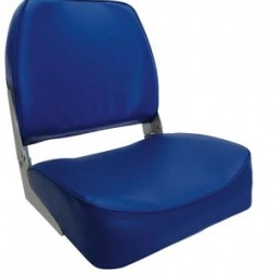Boat Seat, Economy Low Back folding Blue or Sand
