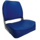 Boat Seat, Economy Low Back folding Blue or Sand