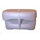 Boat Seat High back folding economy White