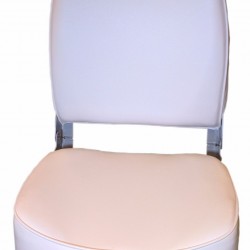 Boat Seat High back folding economy White