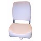 Boat Seat High back folding economy White