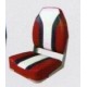 Boat Seat High back Rainbow Seat Charcoal/Red/White