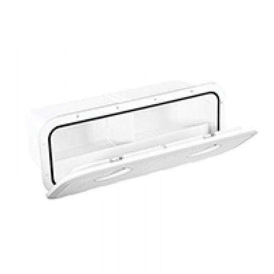 Deck Storage Hatch, white, 243x607mm